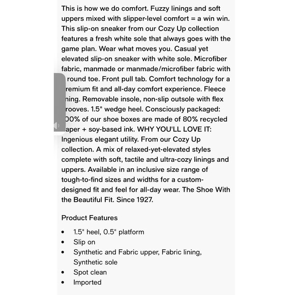 Naturalizer Shoes Womens‎ 8.5 M Noel Brown Slip-On Sneakers - Picture 13 of 16